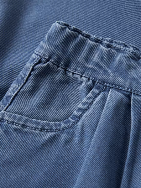 Name it - Blue Denim Wide Pull Up Jeans