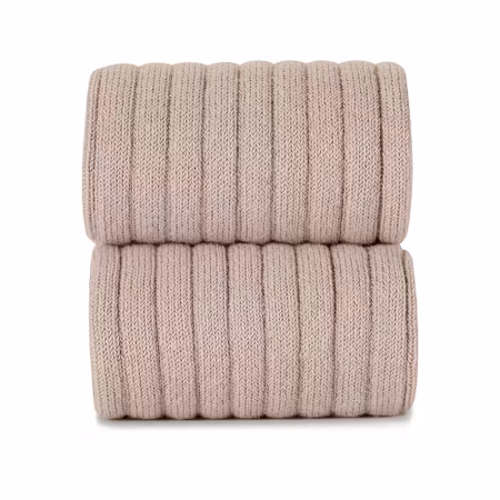 Condor - Basic Rib Tights - Soft Taupe