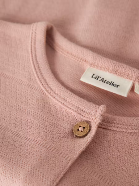 Lil'Atelier - Dimia LS Slim Cardigan - Misty Rose