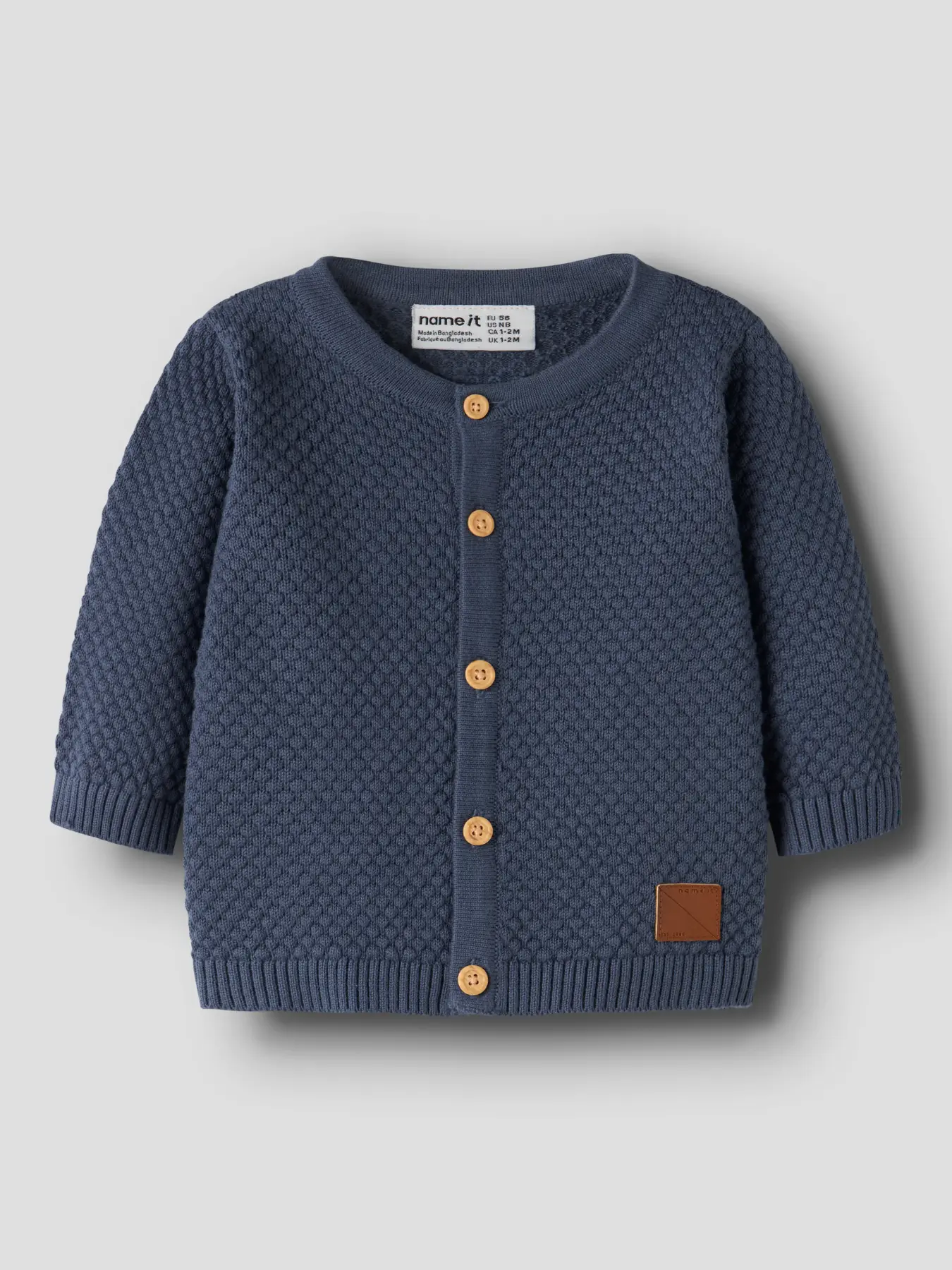 Name it - Denver LS Knit Cardigan Mini - Vintage Indigo