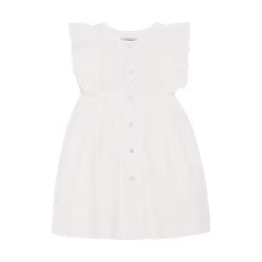 HUTTEliHUT - Dress SS Embroidery - Antique White