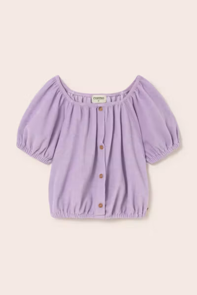 Cozmo - Judyk Soft Terry Cloth Top - Lavender