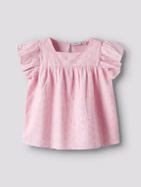 Name it - Set SS Pirouette Top Blouse & Wide Pants - Pink