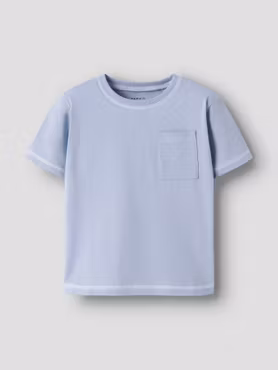 Name it - Set Regular T-shirt Blue Fog & Derik Reg Pants Chateau Gray