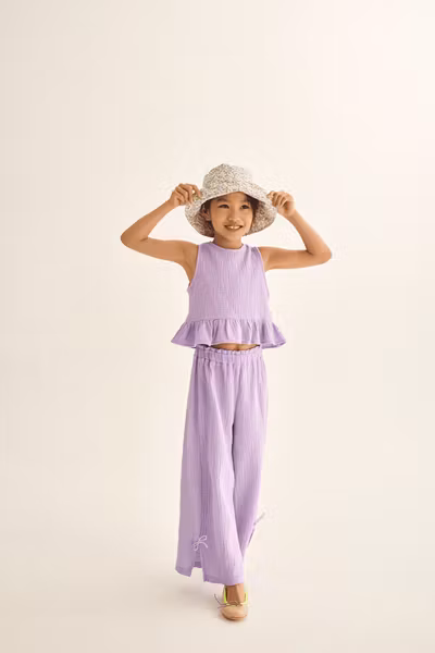 Cozmo - Blairk Soft Gauze Cotton Top - Candy Pink