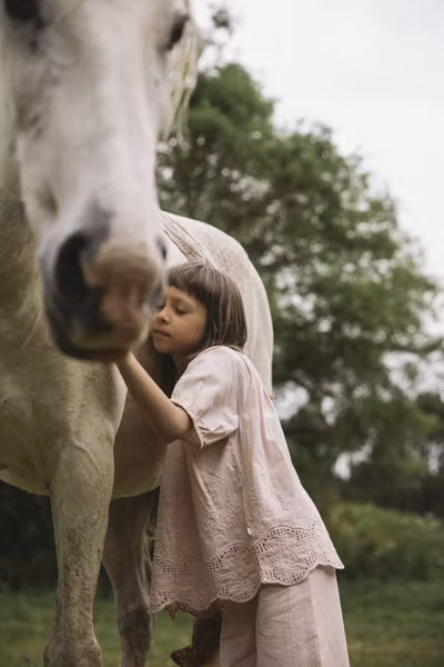 Lil'Atelier - Set Dayana Loose Shirt Blouse & Wide Ancel Pants - Peach Whip