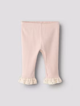 Lil'Atelier - Trine Slim Baby Leggings - Peach Whip