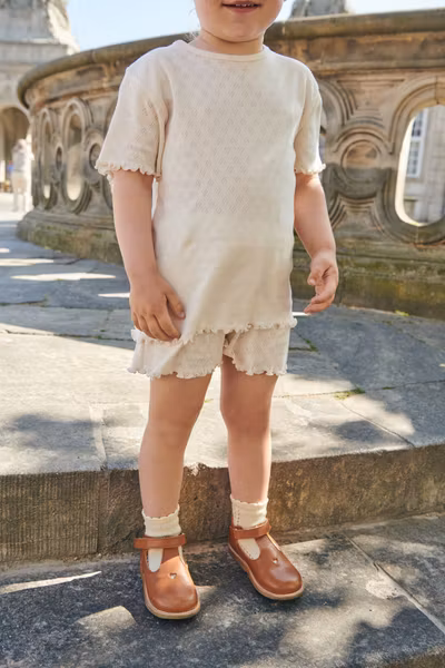 Copenhagen Colors - Piontelle Heart Shorts - Cream