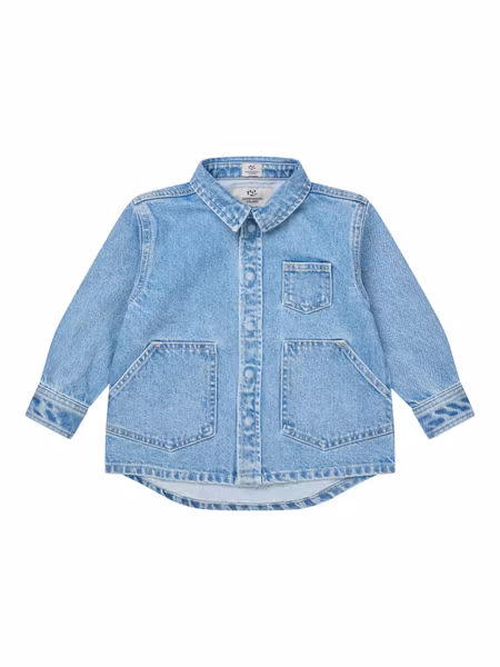 Copenhagen Colors - Organic Jeans Jacket - Light Indigo Blue Washed