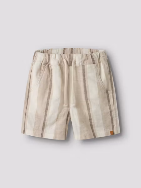 Lil'Atelier - Fibert Loose Kids Shorts - Coconut Milk