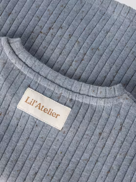 Lil'Atelier - Milo SS Loose Top - Tradewinds