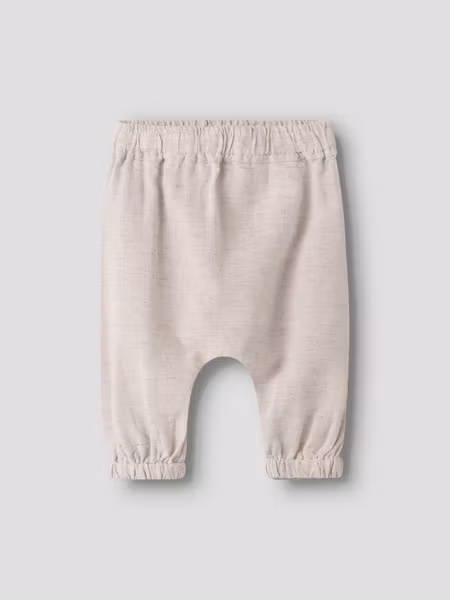 Name it - Faher Linen Baby Pants - Peyote Melange