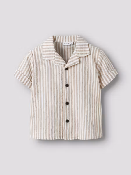 Name it - Denis SS Kids Shirt - Chateau Gray