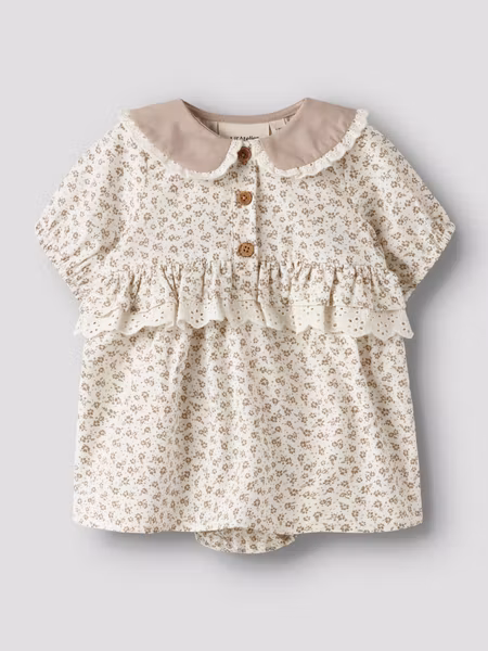 Lil'Atelier - SS Loose Body Dress - Coconut Milk