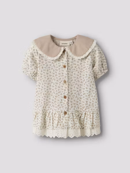 Lil'Atelier - SS Loose Shirt - Coconut Milk