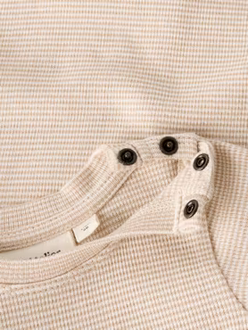 Lil'Atelier - Feng SS Slim Baby Body - Oxford Tan