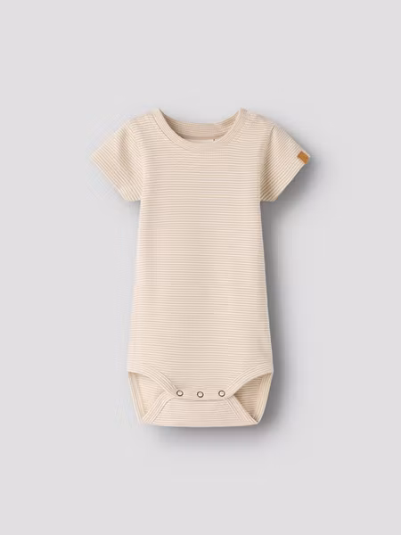Lil'Atelier - Feng SS Slim Baby Body - Oxford Tan