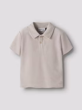 Name it - Finti SS Terry Polo T-shirt - Chateau Gray