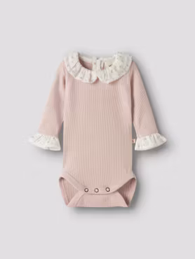 Lil'Atelier - Set Trine LS Slim Baby Body & Leggings - Peach Whip