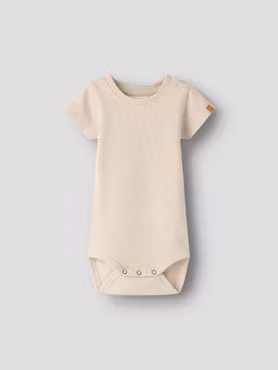 Lil'Atelier - Set Feng SS Slim Baby Body & Loose Pants - Oxford Tan