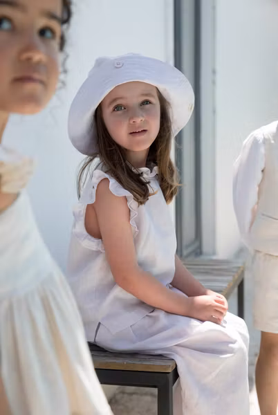 MarMar Copenhagen - Tirra Linen Top - Sweet Violet