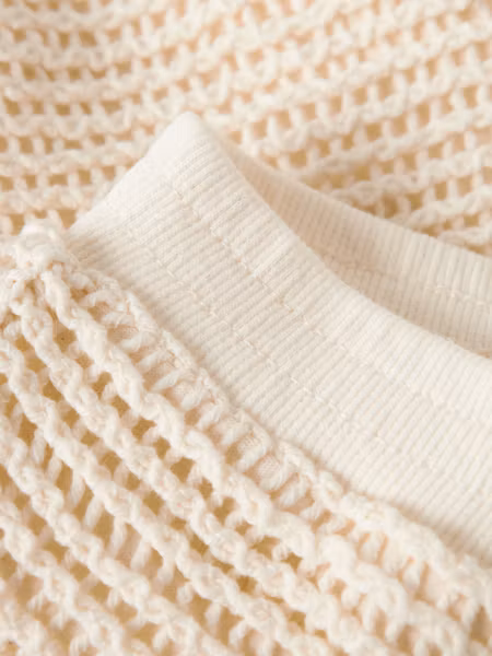 Lil'Atelier - Flora Knit Shorts - Coconut Milk