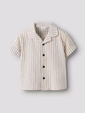 Name it - Set Denis SS Kids Shirt & Shorts - Chateau Gray