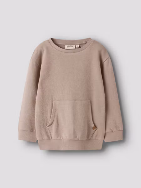 Lil'Atelier - Set Duk LS Loose Sweatshirt & Dun Loose Sweatpants- Oxford Tan