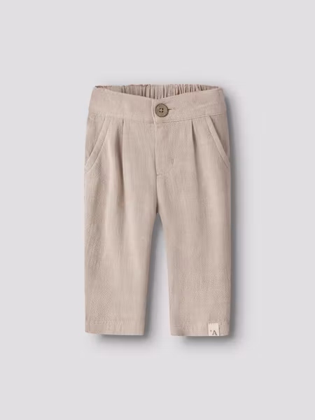 Lil'Atelier - Freddie Baby Pants - Feather Gray