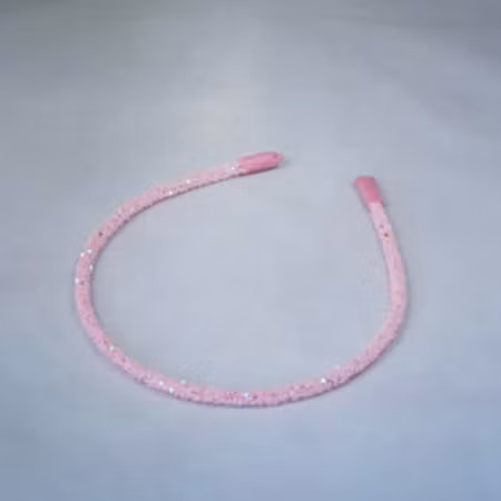 Busy Lizzie - Head Band - Glitter Light Pink