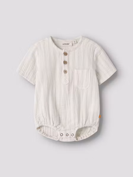 Lil'Atelier - Hagi SS Loose Shirt Body - Dusty Blue