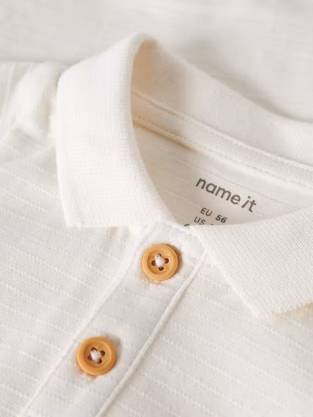 Name it - Hofman SS Polo Body - Cloud Dancer