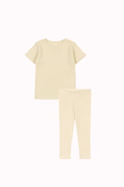 Konges Sløjd - Set Minnie T-shirt & Leggings - Green Haze