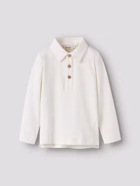 Lil'Atelier - Set Fundo LS Slim Top Shirt Coconut Milk & Freddie Kids Pants Feather Gray