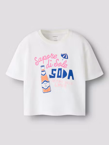 Name it - Frida SS RLX Top - Cloud Dancer