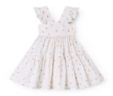 MarMar Copenhagen - Dalani Poplin Kids Dress - Poppy
