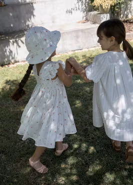 MarMar Copenhagen - Alba Poplin Sun Hat - Poppy
