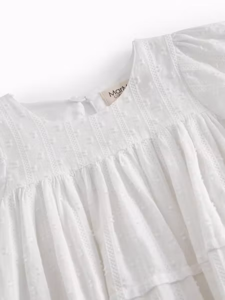 MarMar Copenhagen - Ritona Gauze Baby Body Romper - White