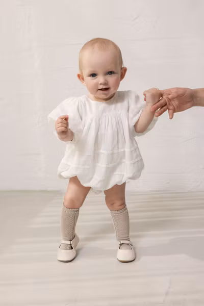 MarMar Copenhagen - Ritona Gauze Baby Body Romper - White