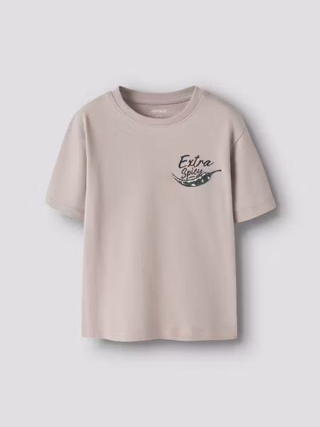 Name it - 2 pack Hughe Regular T-shirt - Chateau Gray & Bright White