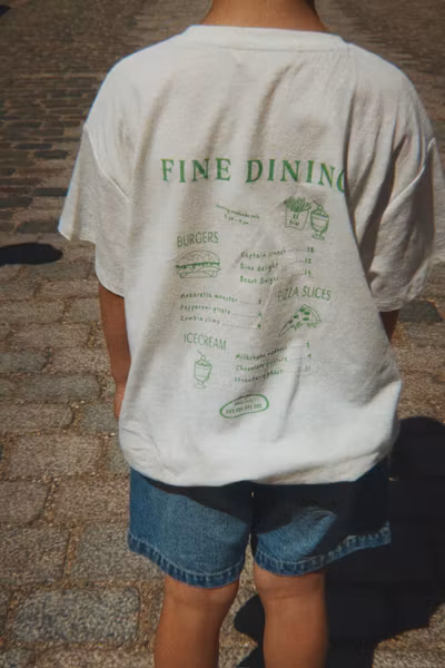 Konges Sløjd - Era Tee - Off White / Fine Dining
