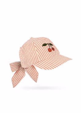 Konges Sløjd - Ellie Bow Cap - Amour Stripe