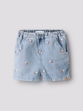 Lil'Atelier - Funda Loose Shorts - Medium Blue Denim