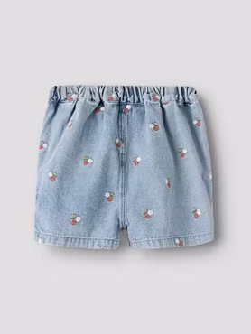 Lil'Atelier - Funda Loose Shorts - Medium Blue Denim