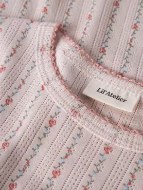 Lil'Atelier - Rachello DAP SS Slim Top - Flower