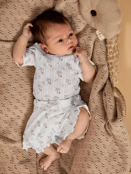 Lil'Atelier - Set Rachello Duna SS Slim Body & Loose Baby Shorts - Strawberry