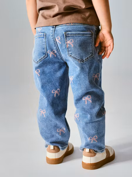 Name it - Bella Shaped Blue Denim Bow Jeans