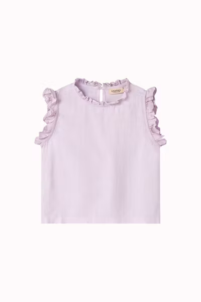 MarMar Copenhagen - Tirra Linen Top - Sweet Violet