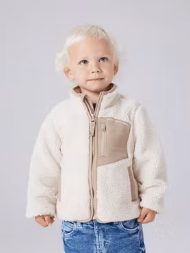 Name it - Shepra Teddy Jacket - Savannah Tan