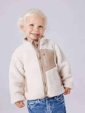 Name it - Shepra Teddy Jacket - Savannah Tan